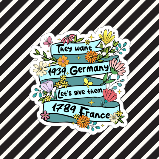 1789 france sticker - Resist Supply #