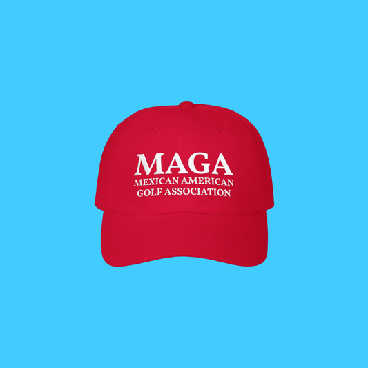 MAGA Mexican American Golf Association Embroidered Baseball Hat