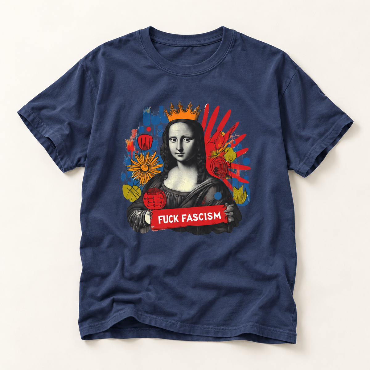 F*ck Fascism - Mona Lisa - Graphic T-Shirt
