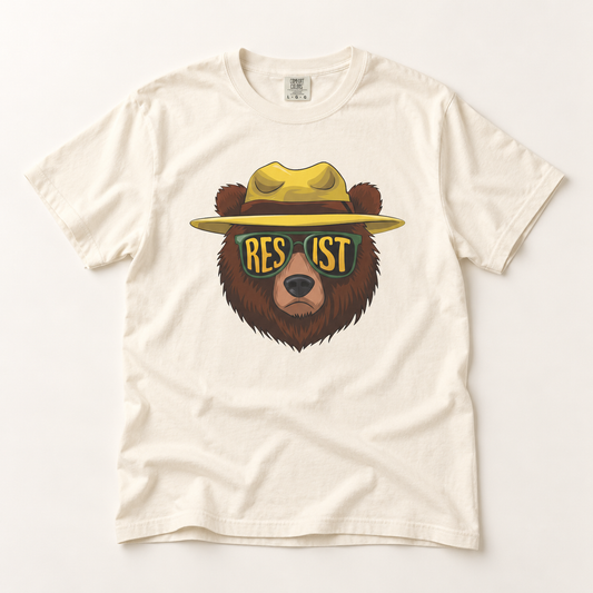 Smokey the Bear Resist Protest T-Shirt