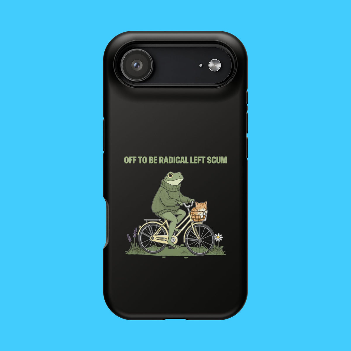 Off to Be Radical Left Scum Frog Bike Magnetic Phone Case