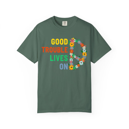 Flowery Good Trouble T-Shirt