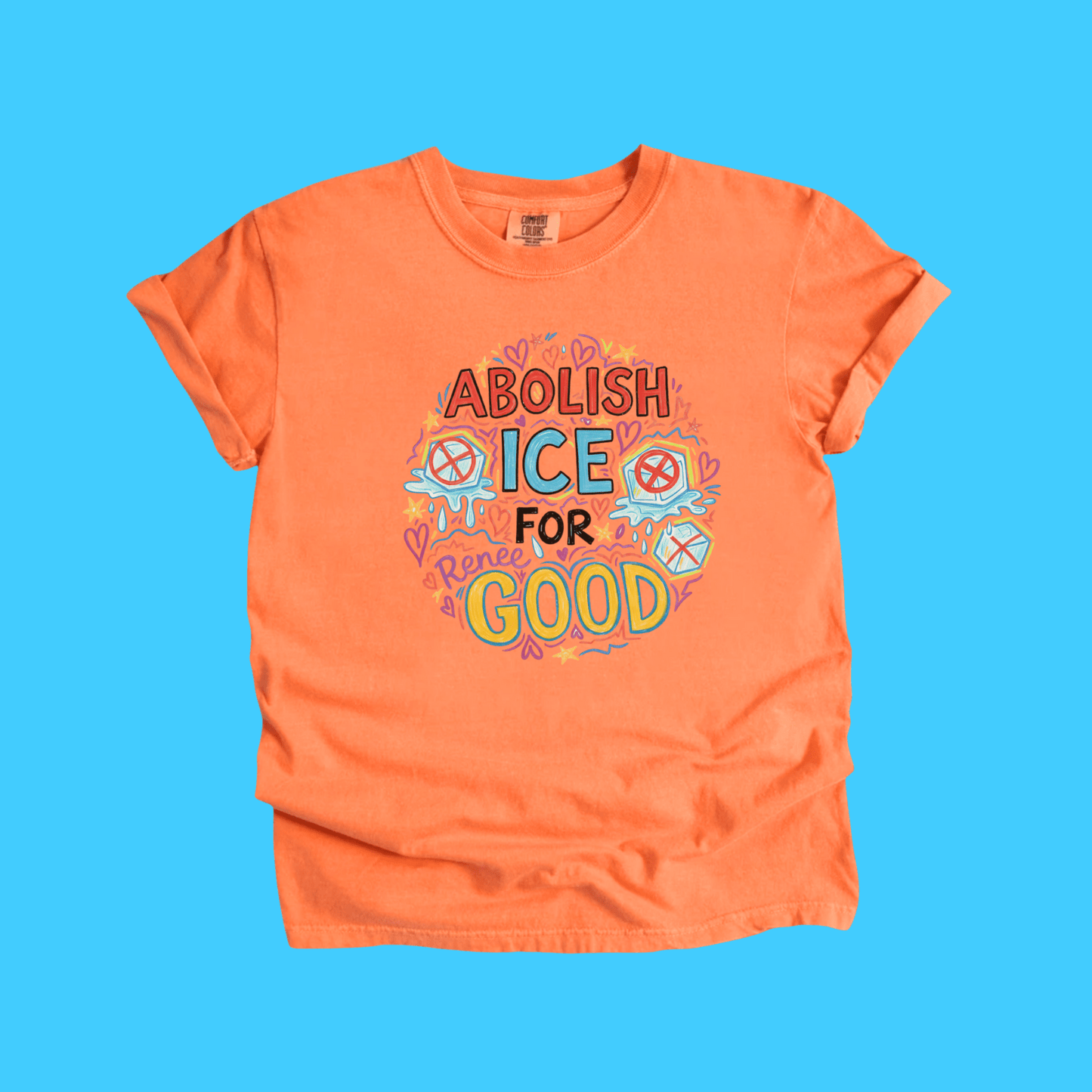 Abolish ICE For Renee Good Graphic T-Shirt - Resist Supply