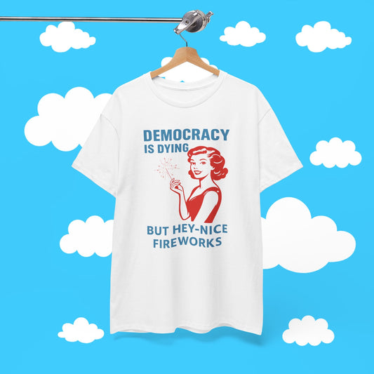 Democracy is Dying Tee - Resist Supply #