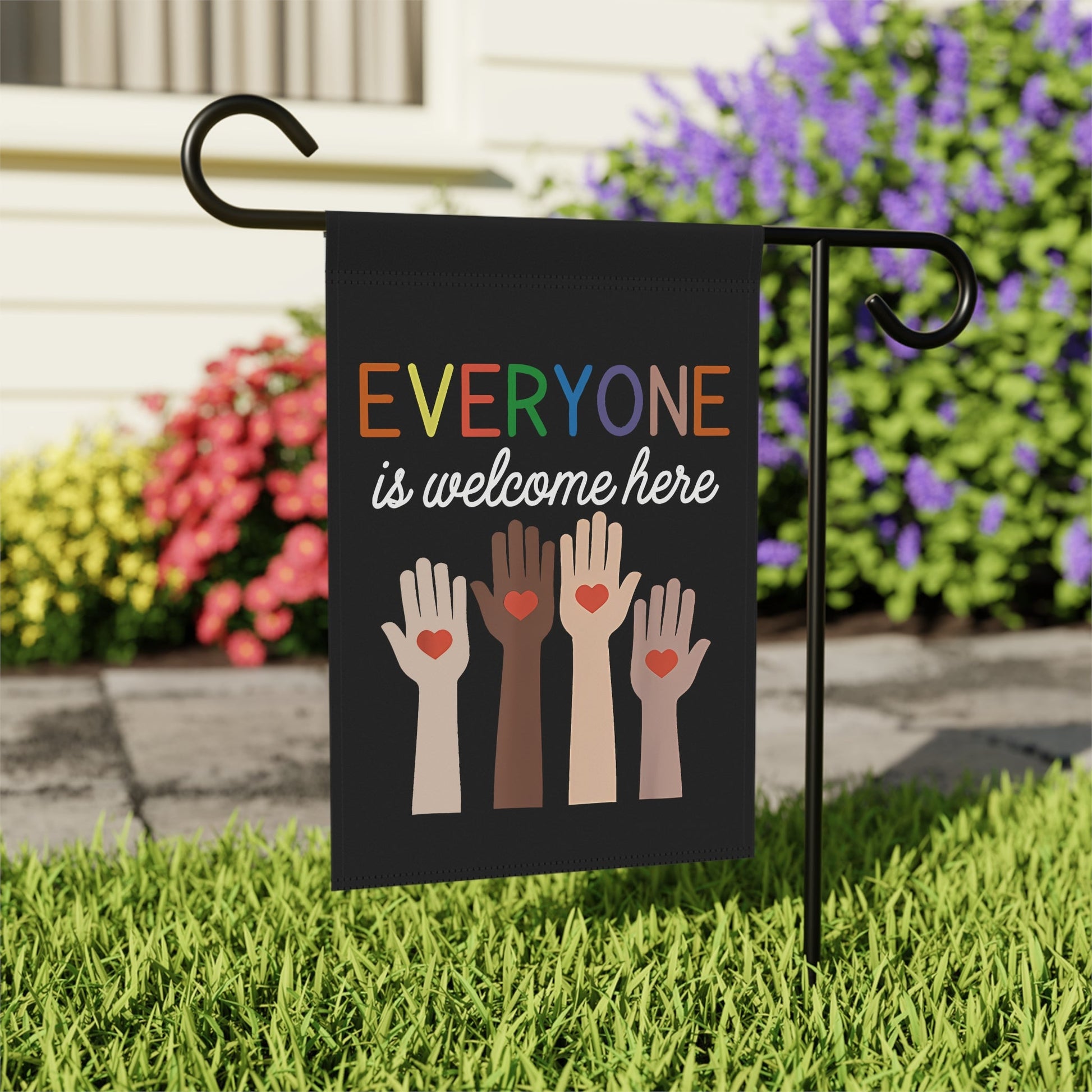Everyone is Welcome Here Garden Flag - Resist Supply #
