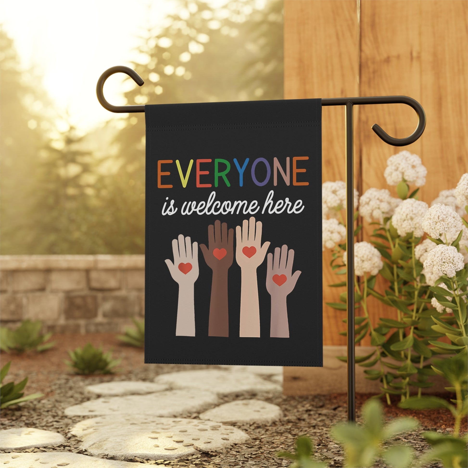 Everyone is Welcome Here Garden Flag - Resist Supply #