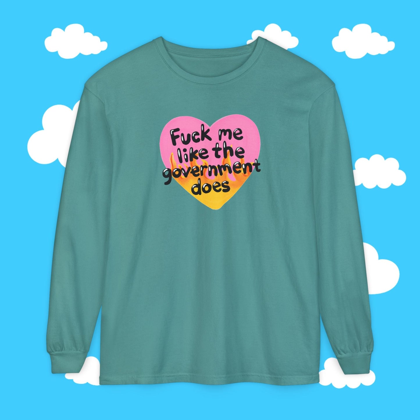 f*ck me like my government does long sleeve tee - Resist Supply #