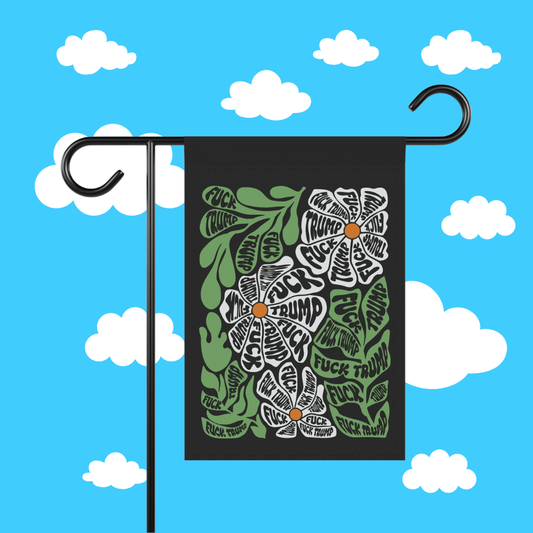 FDT floral garden flag - Resist Supply #