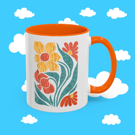 FDT floral mug - Resist Supply #
