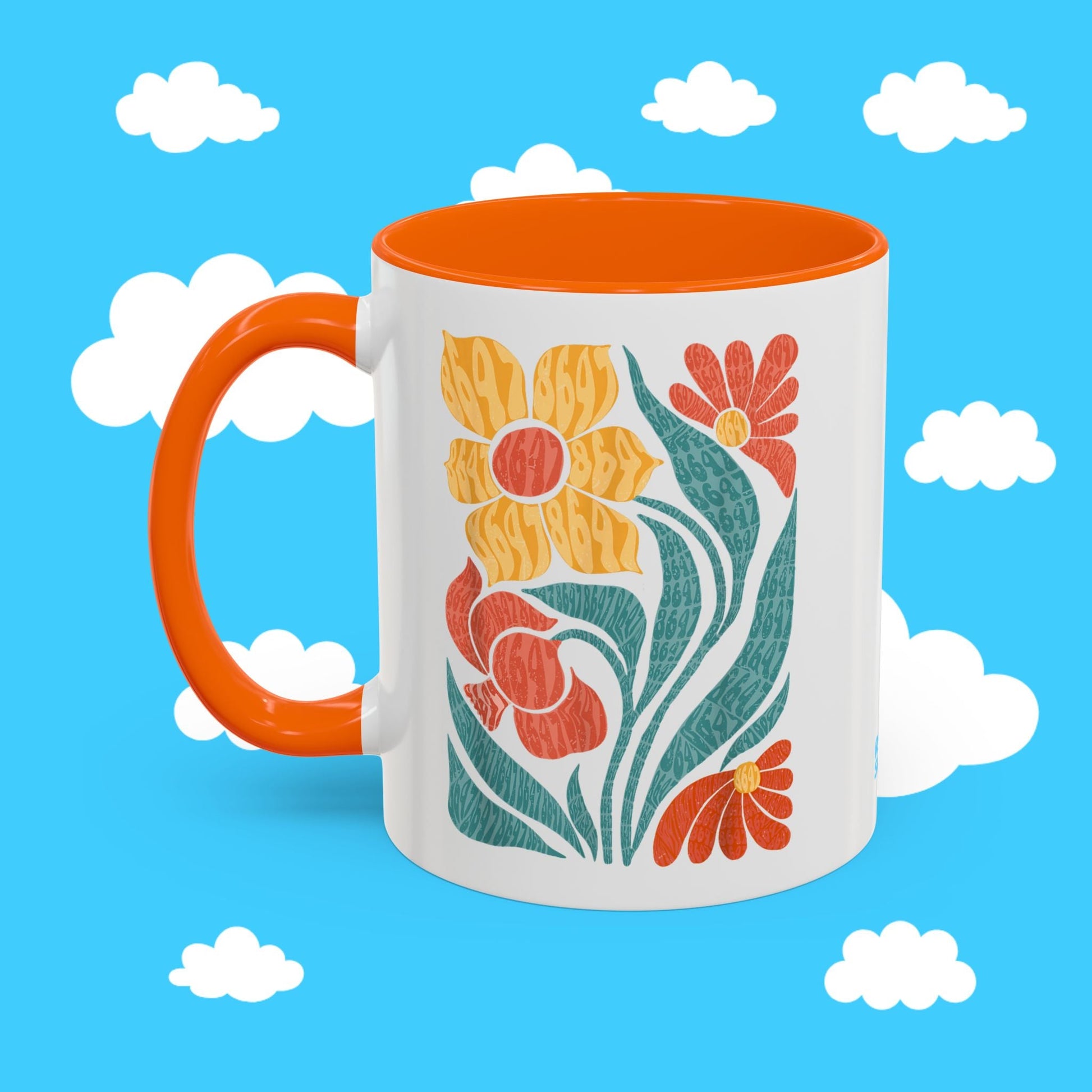 FDT floral mug - Resist Supply #