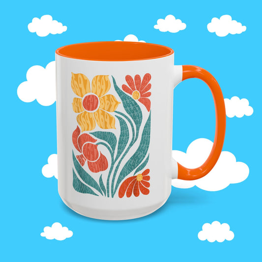 FDT floral mug - Resist Supply #