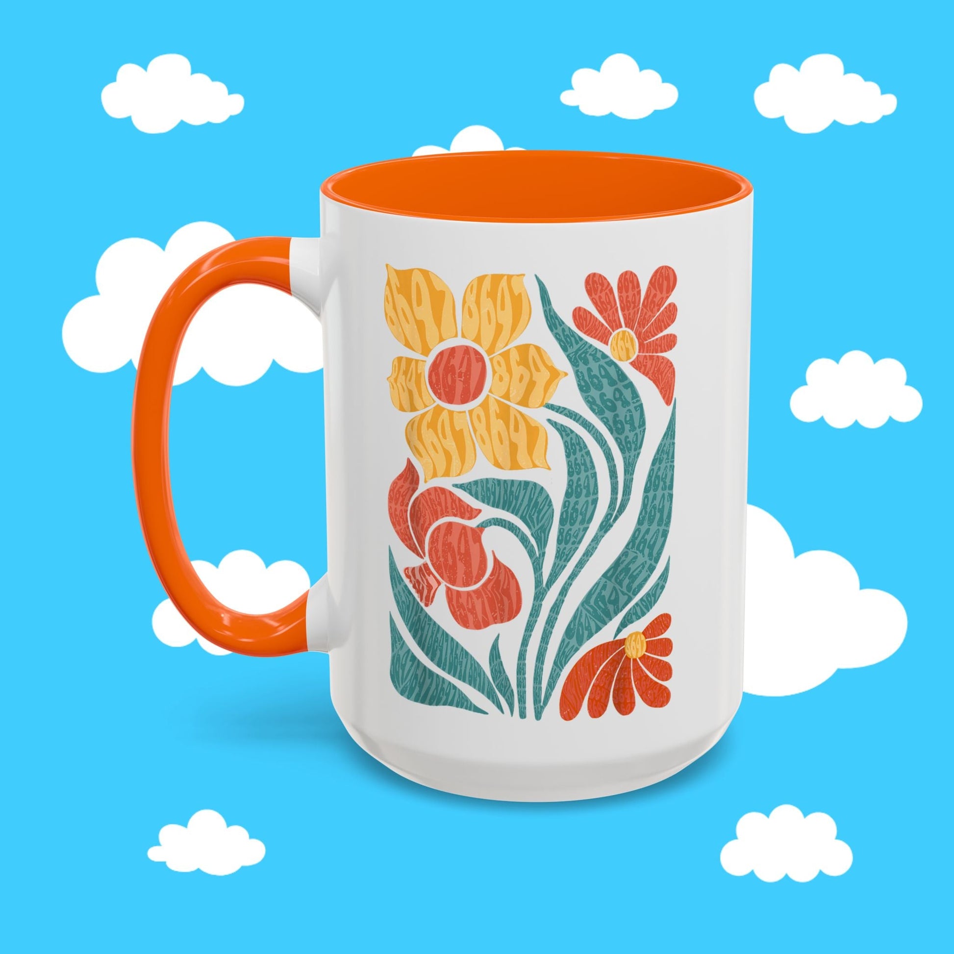 FDT floral mug - Resist Supply #