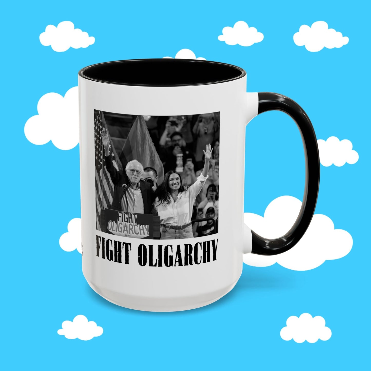 fight oligarchy mug - Resist Supply #