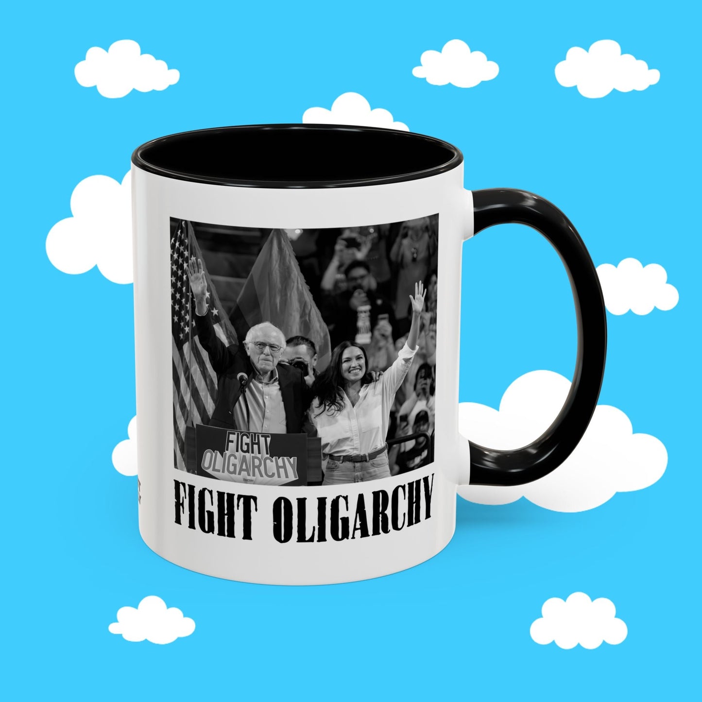 fight oligarchy mug - Resist Supply #