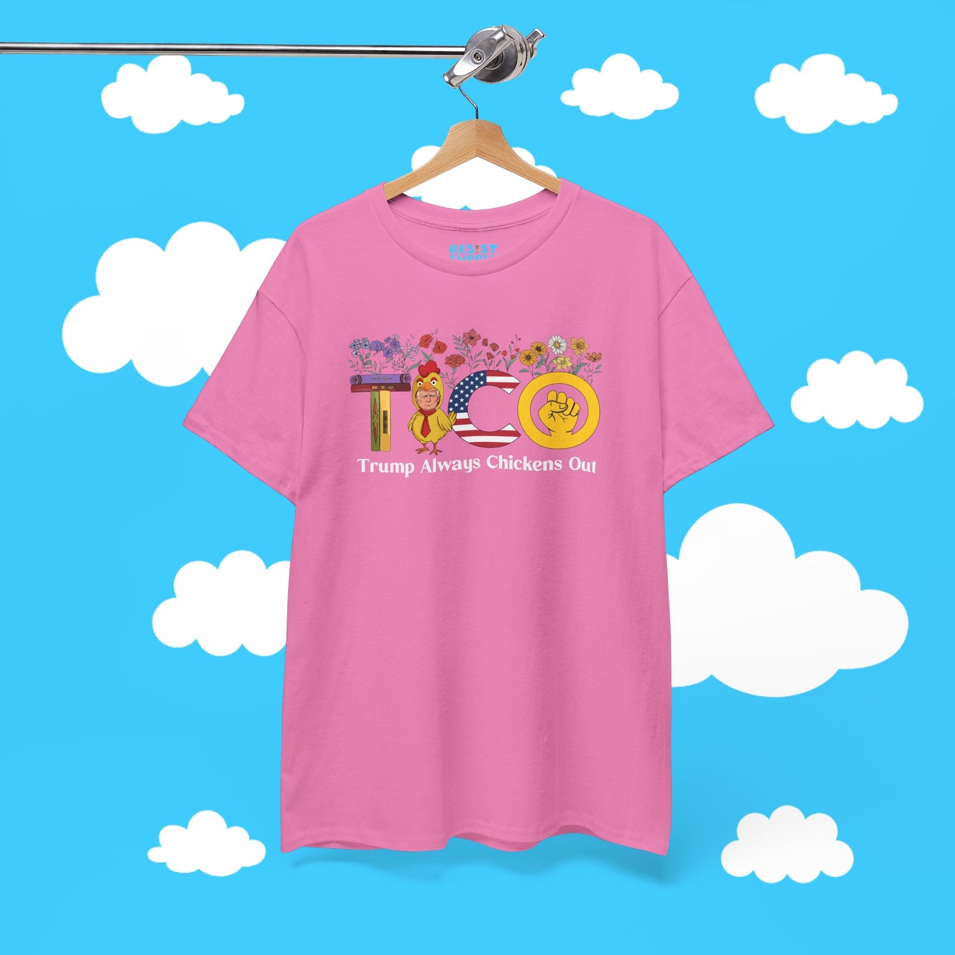 Floral Trump Always Chickens Out - Resist Supply #