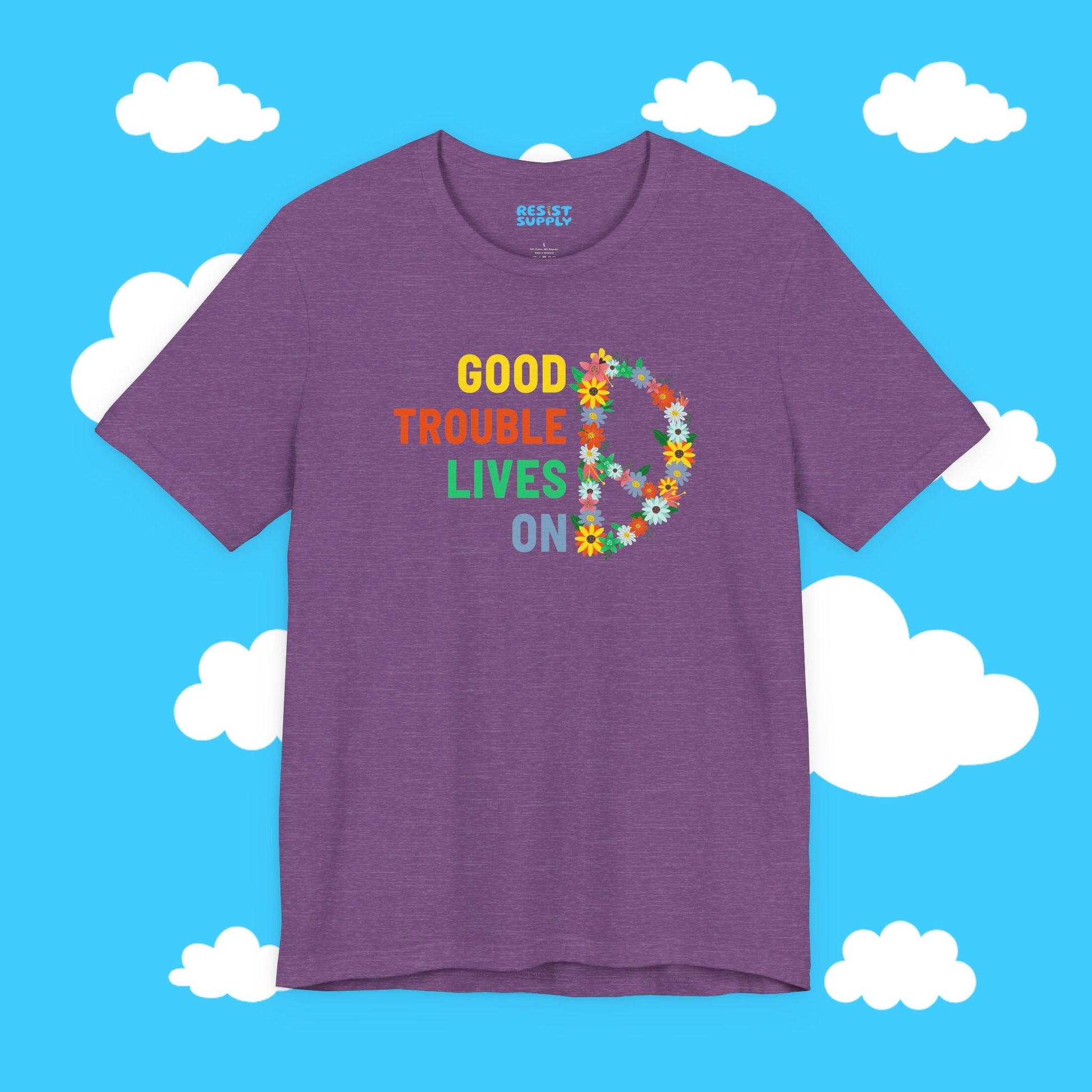 Flowery Good Trouble Tee - Resist Supply #