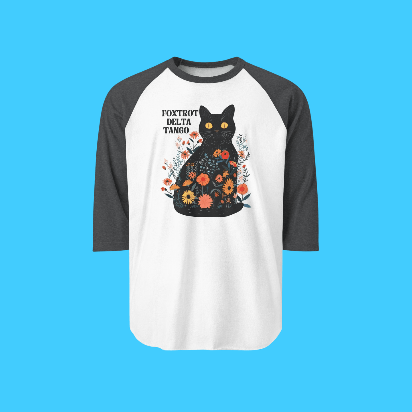 Foxtrot Delta Tango Kitty Raglan Tee - Resist Supply