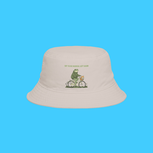 Frog Biking 'Off To Be Radical Left Scum' Bucket Hat - Resist Supply