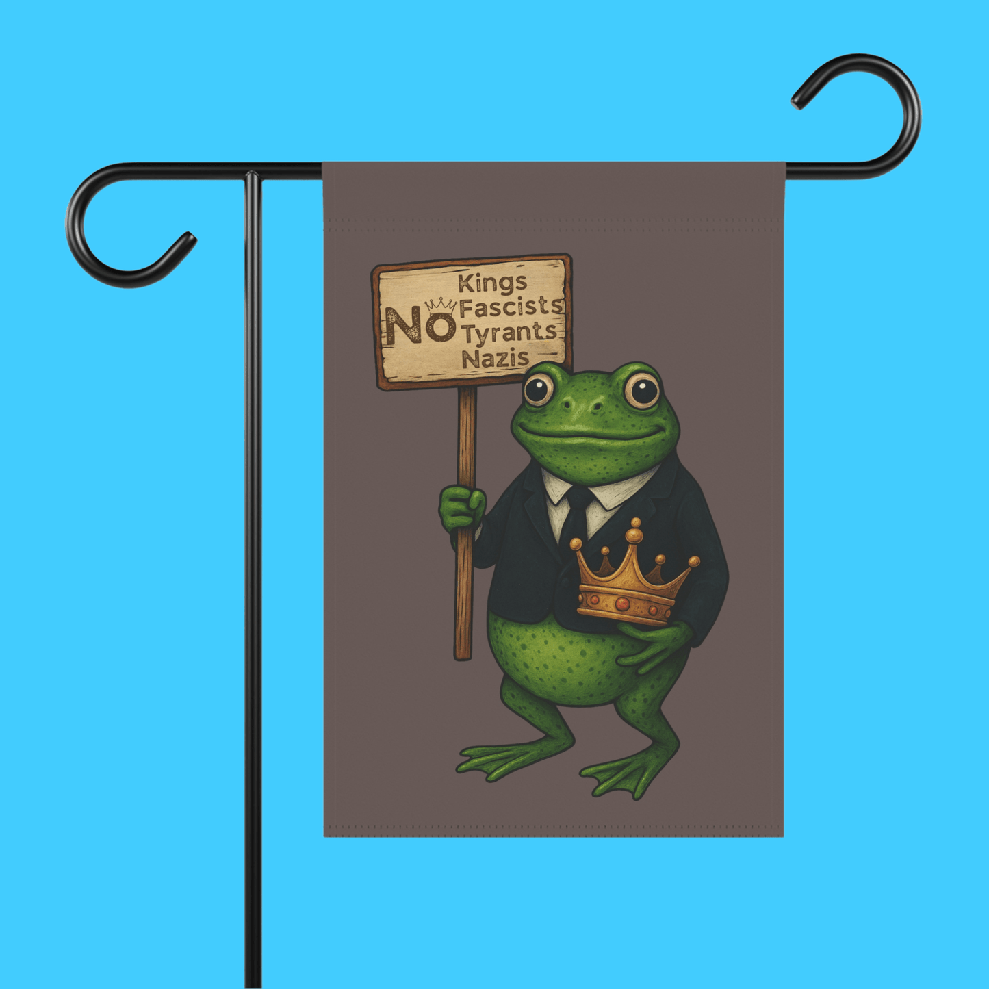Frog Resistance Garden Flag - Resist Supply