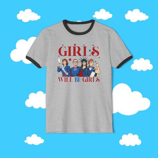 Girls Will Be Girl Ringer Tee - Resist Supply #