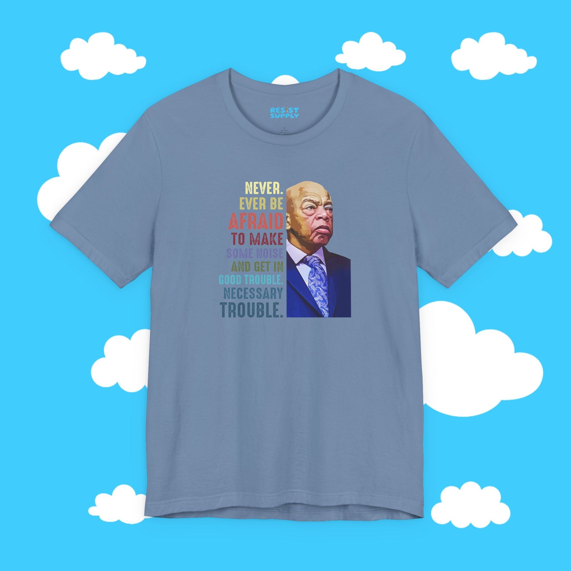 Good Trouble Rainbow Tee - Resist Supply #