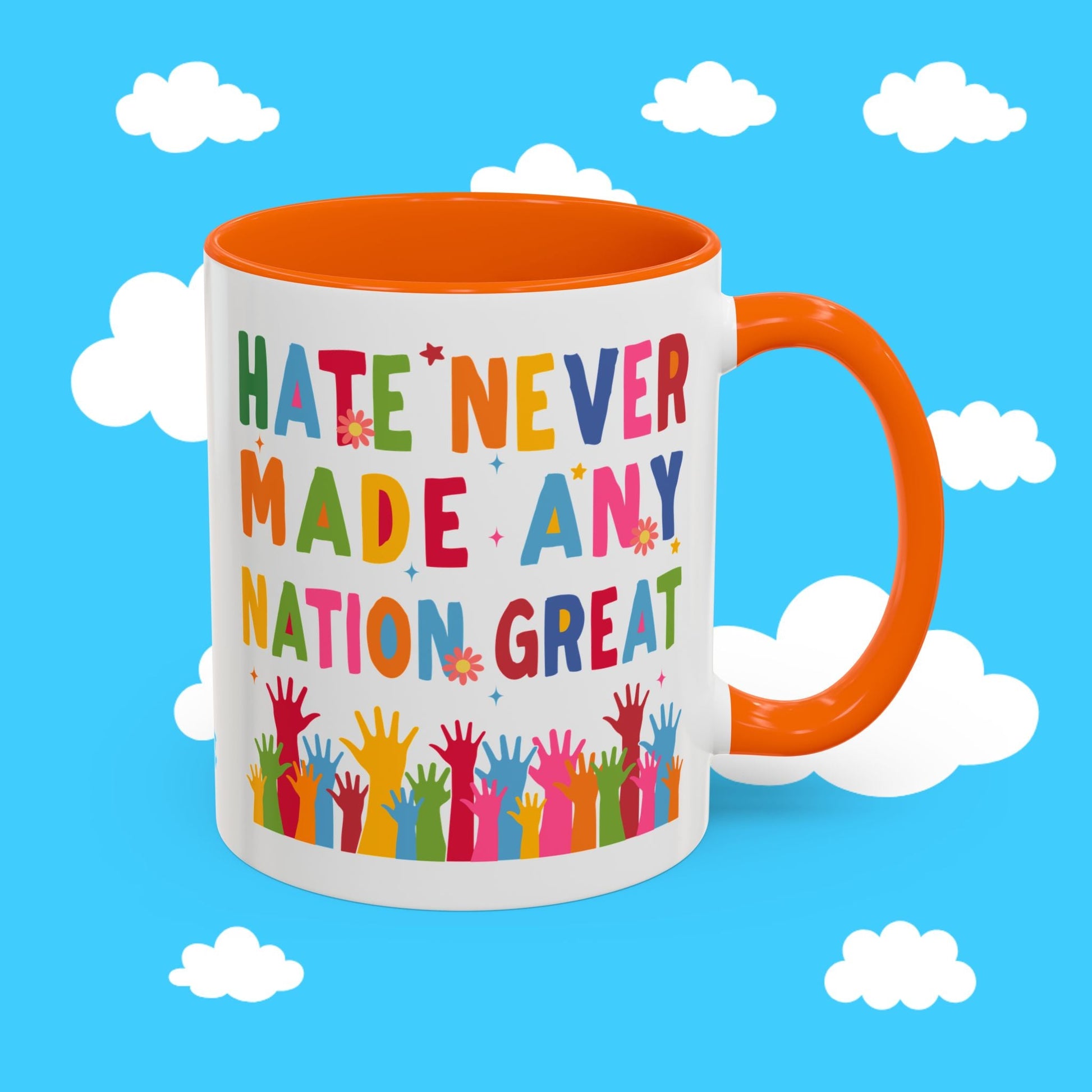 Hate Never Made Any Nation Great Mug - Resist Supply #