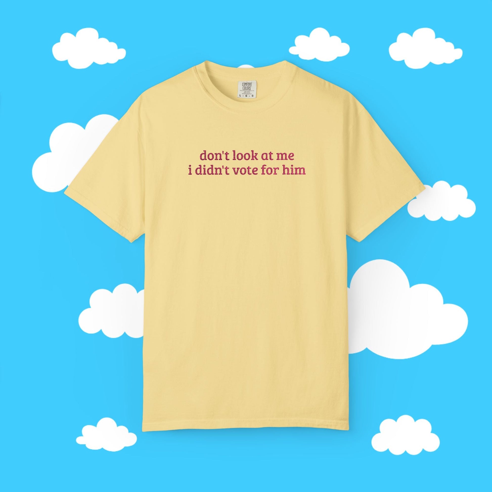 I Didn't Vote For Him Embroidered Tee - Resist Supply #