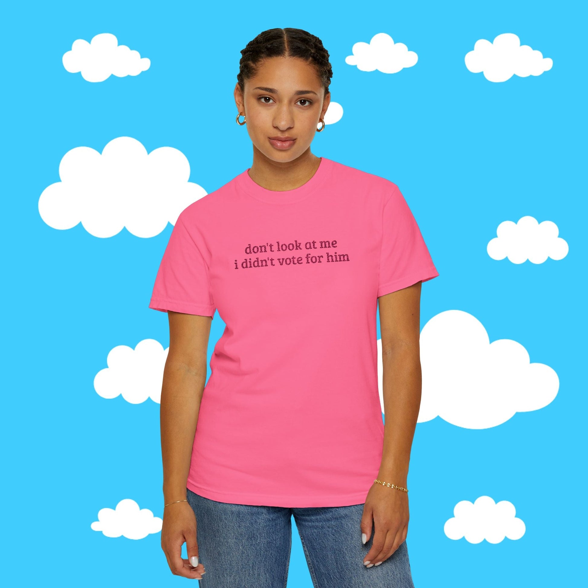 I Didn't Vote For Him Embroidered Tee - Resist Supply #