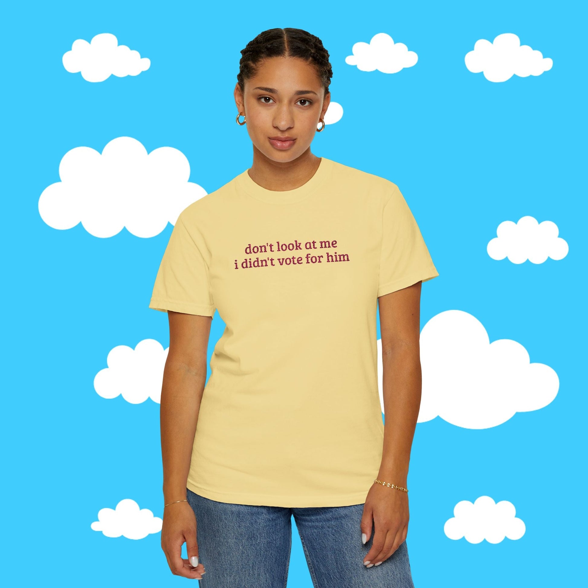 I Didn't Vote For Him Embroidered Tee - Resist Supply #