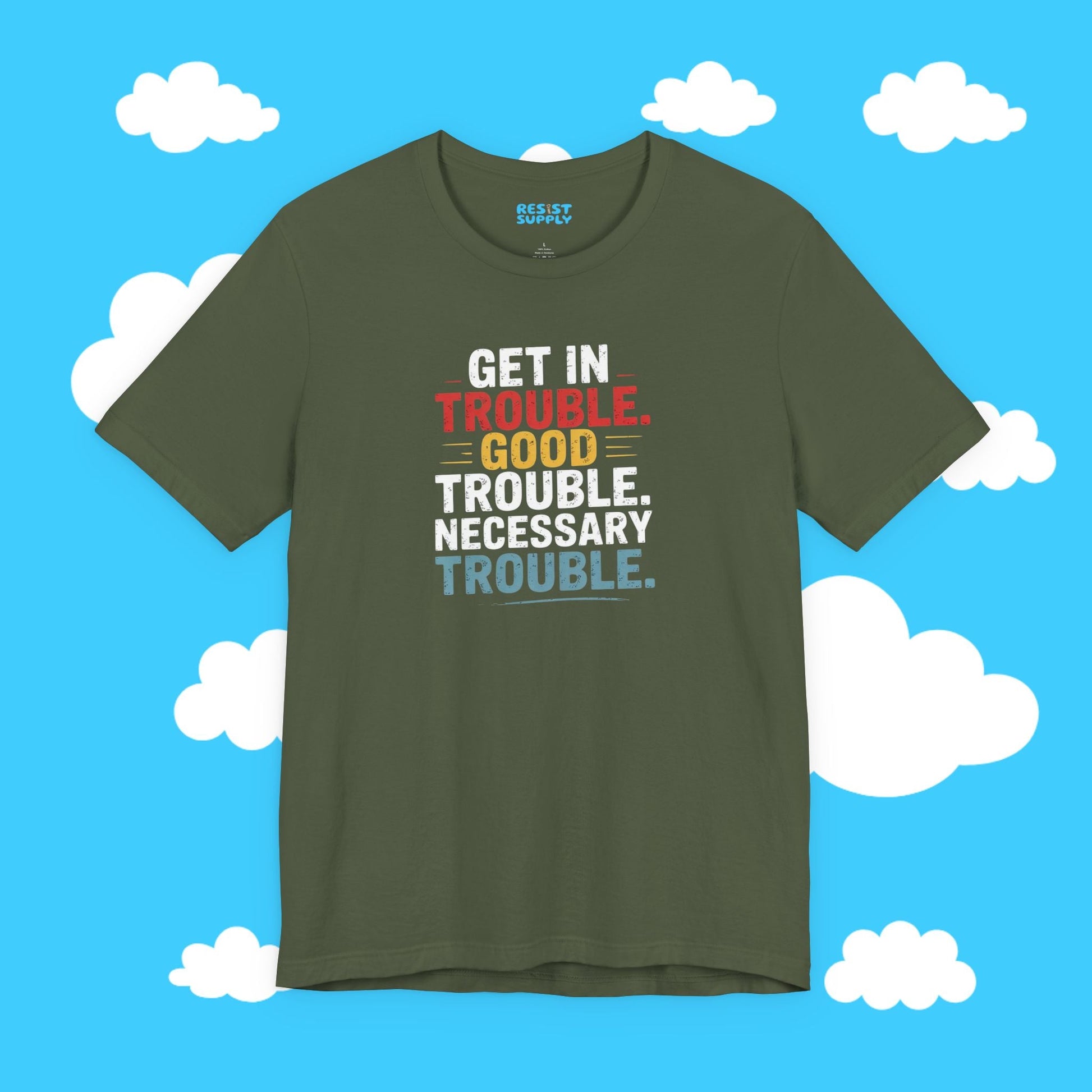 John Lewis Good Trouble Tee - Resist Supply #