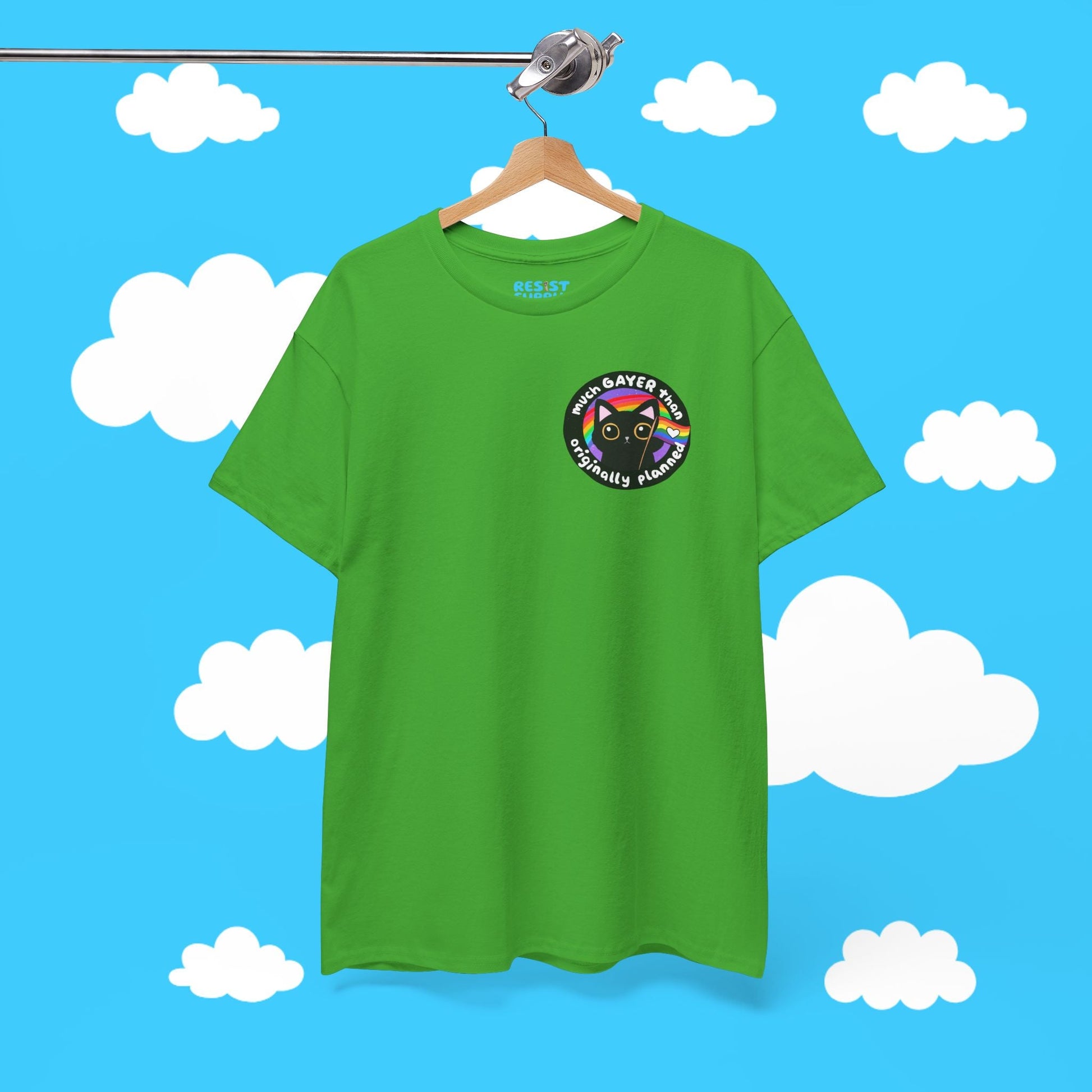 Much Gayer Than Originally Planned Tee - Resist Supply #