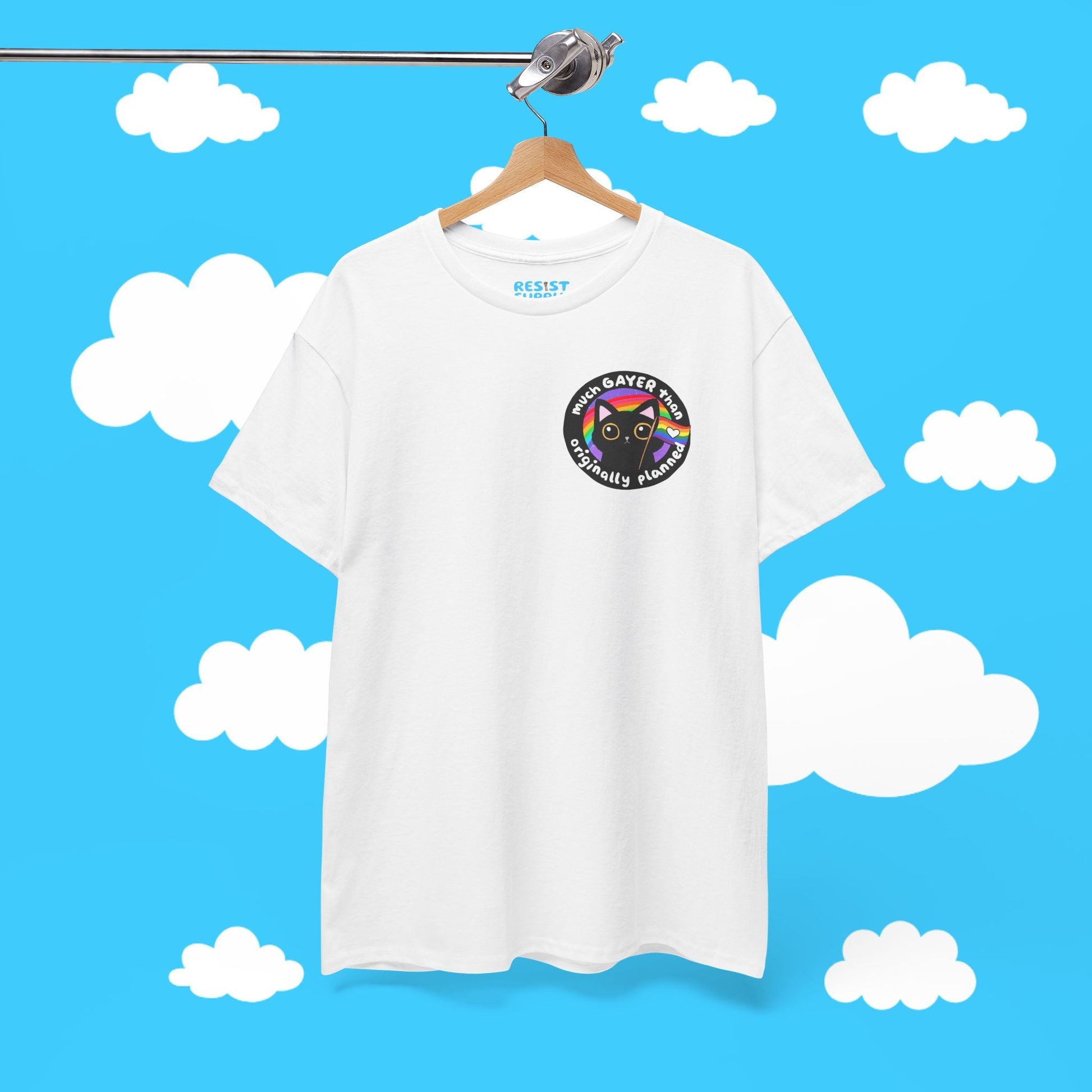 Much Gayer Than Originally Planned Tee - Resist Supply #