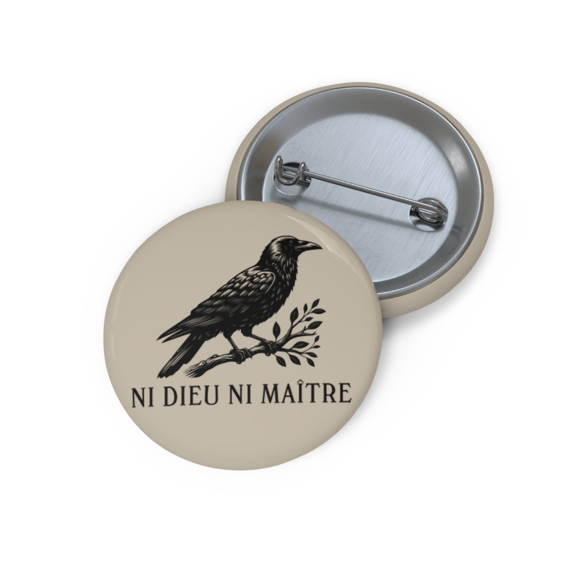 ni dieu ni maitre (neither god nor master) BUTTON - Resist Supply #