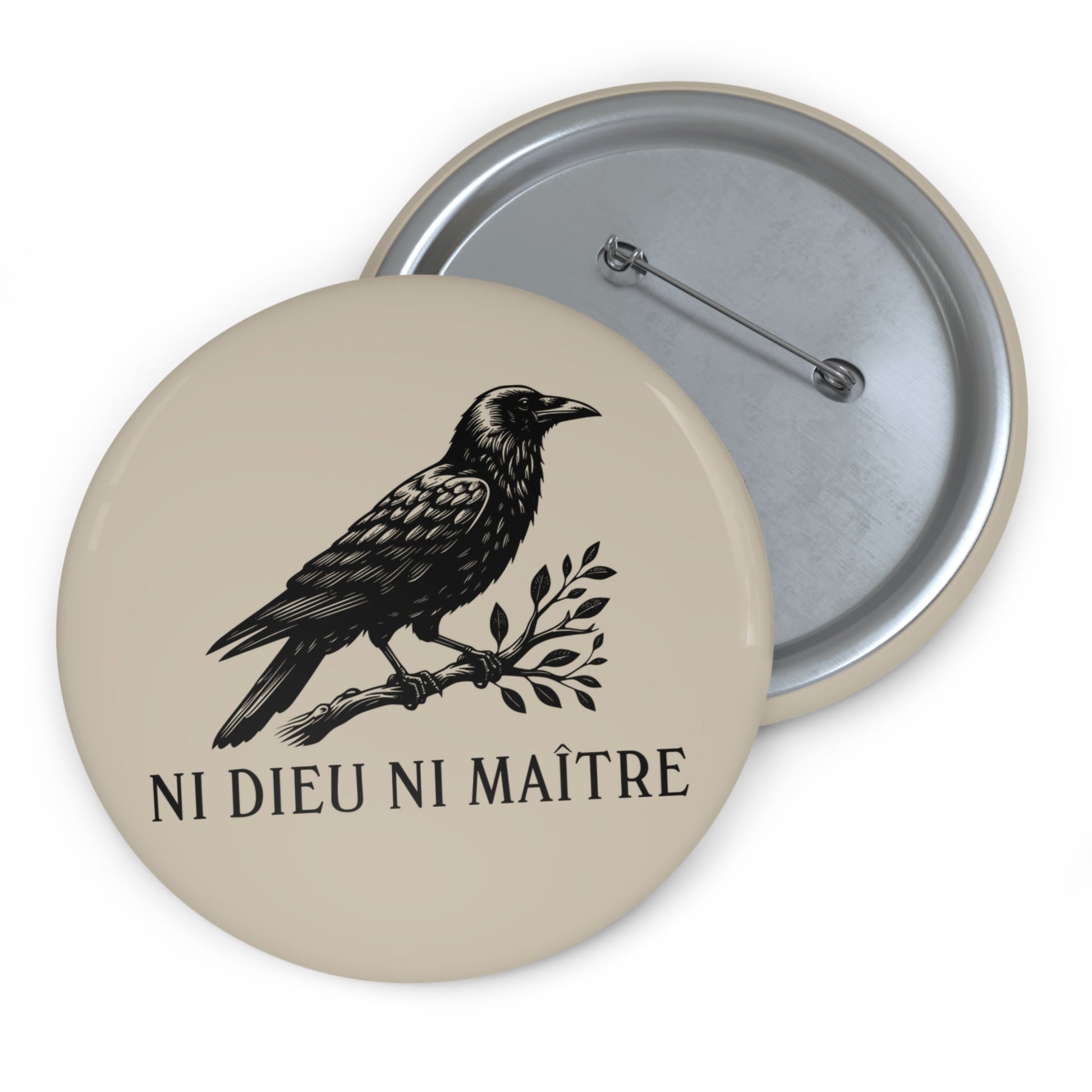 ni dieu ni maitre (neither god nor master) BUTTON - Resist Supply #