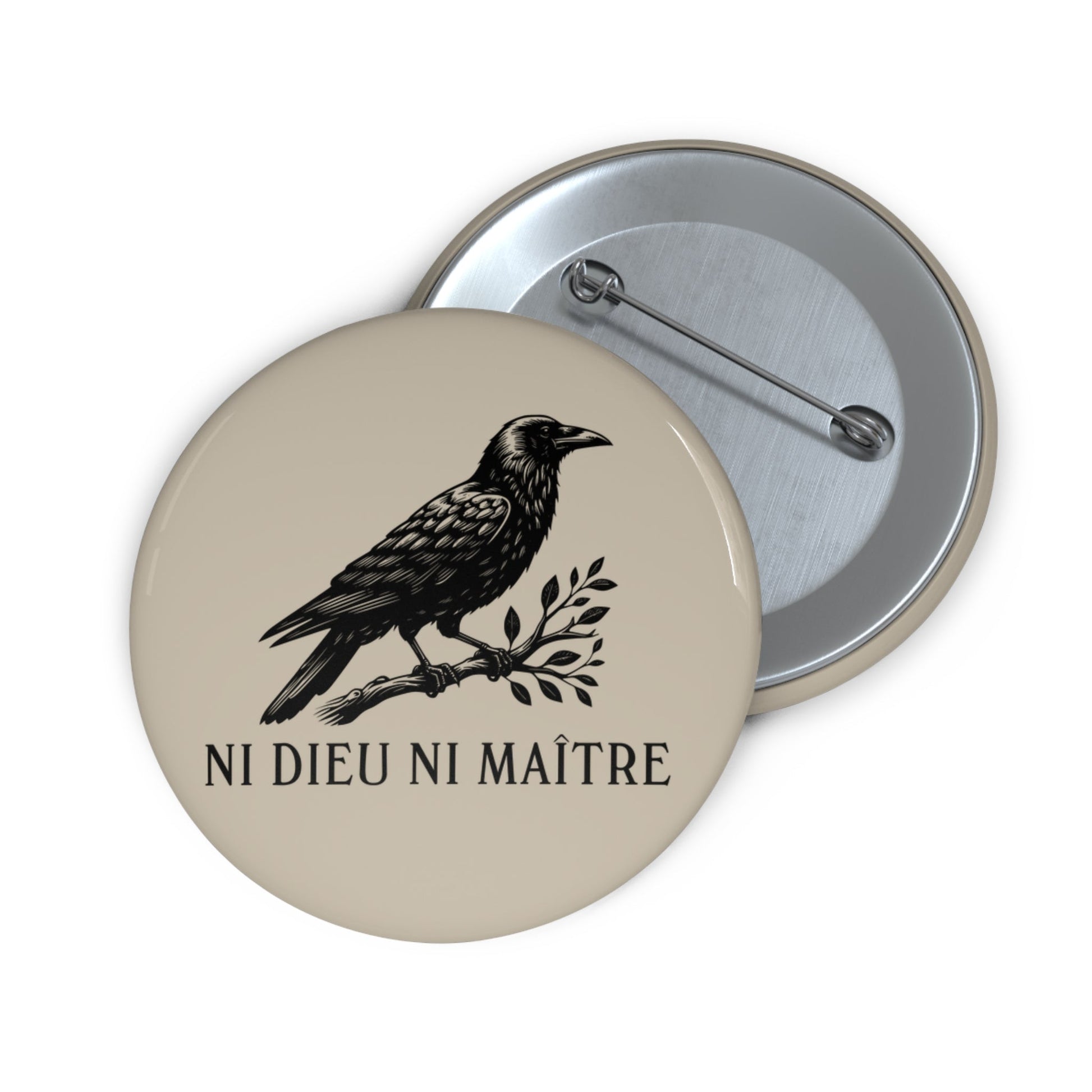 ni dieu ni maitre (neither god nor master) BUTTON - Resist Supply #