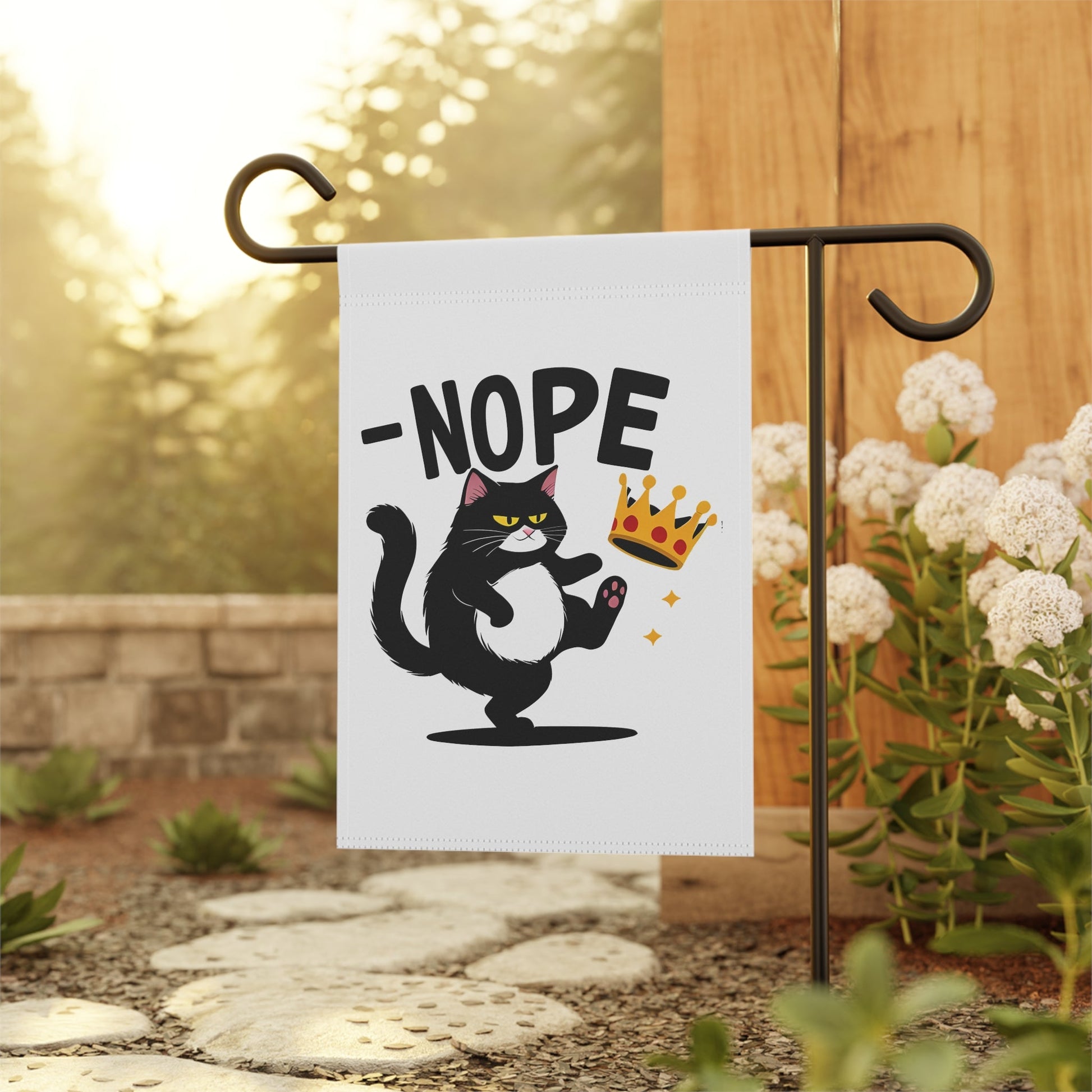 No Kings Kitty Style Garden Flag - Resist Supply #