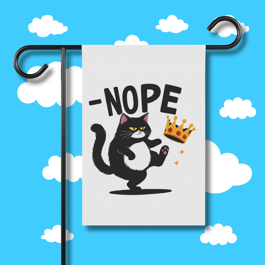 No Kings Kitty Style Garden Flag - Resist Supply #