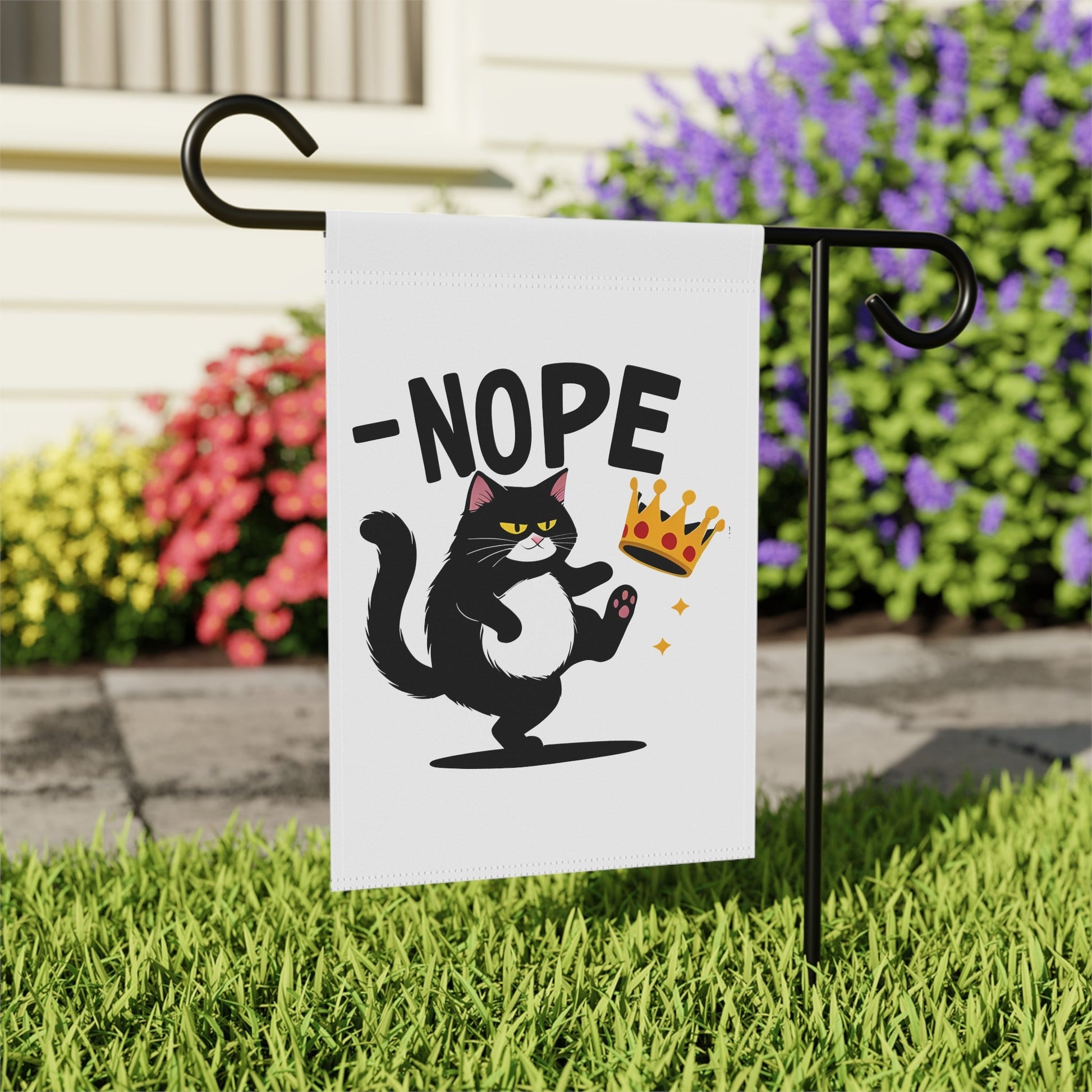 No Kings Kitty Style Garden Flag - Resist Supply #