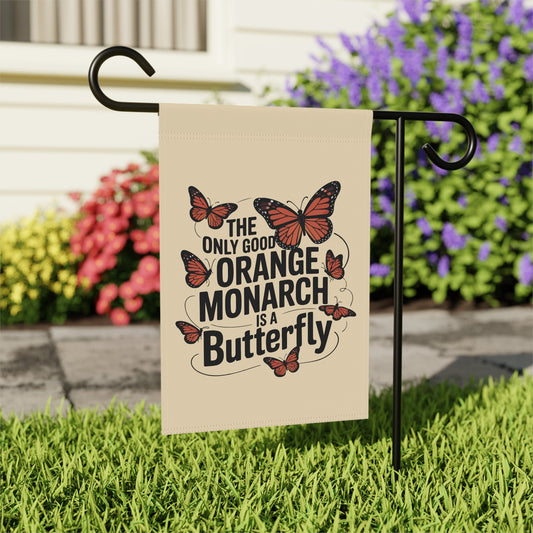 Orange Monarch Garden Flag - Resist Supply #