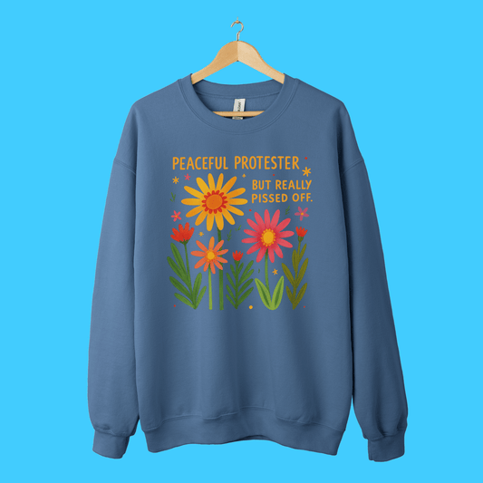 Peaceful Protester Sweatshirt - Resist Supply