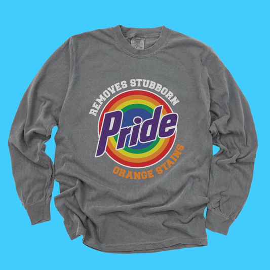 Pride Removes Stubborn Orange Stains - Resist Supply