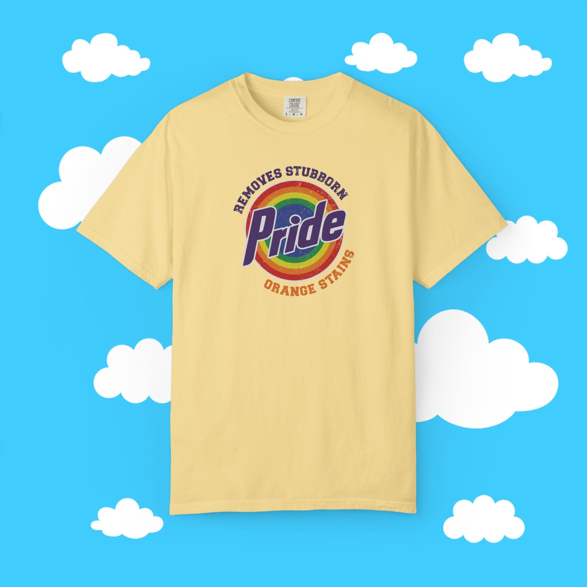 Pride Removes Stubborn Orange Stains - Resist Supply #