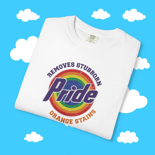 Pride Removes Stubborn Orange Stains - Resist Supply #