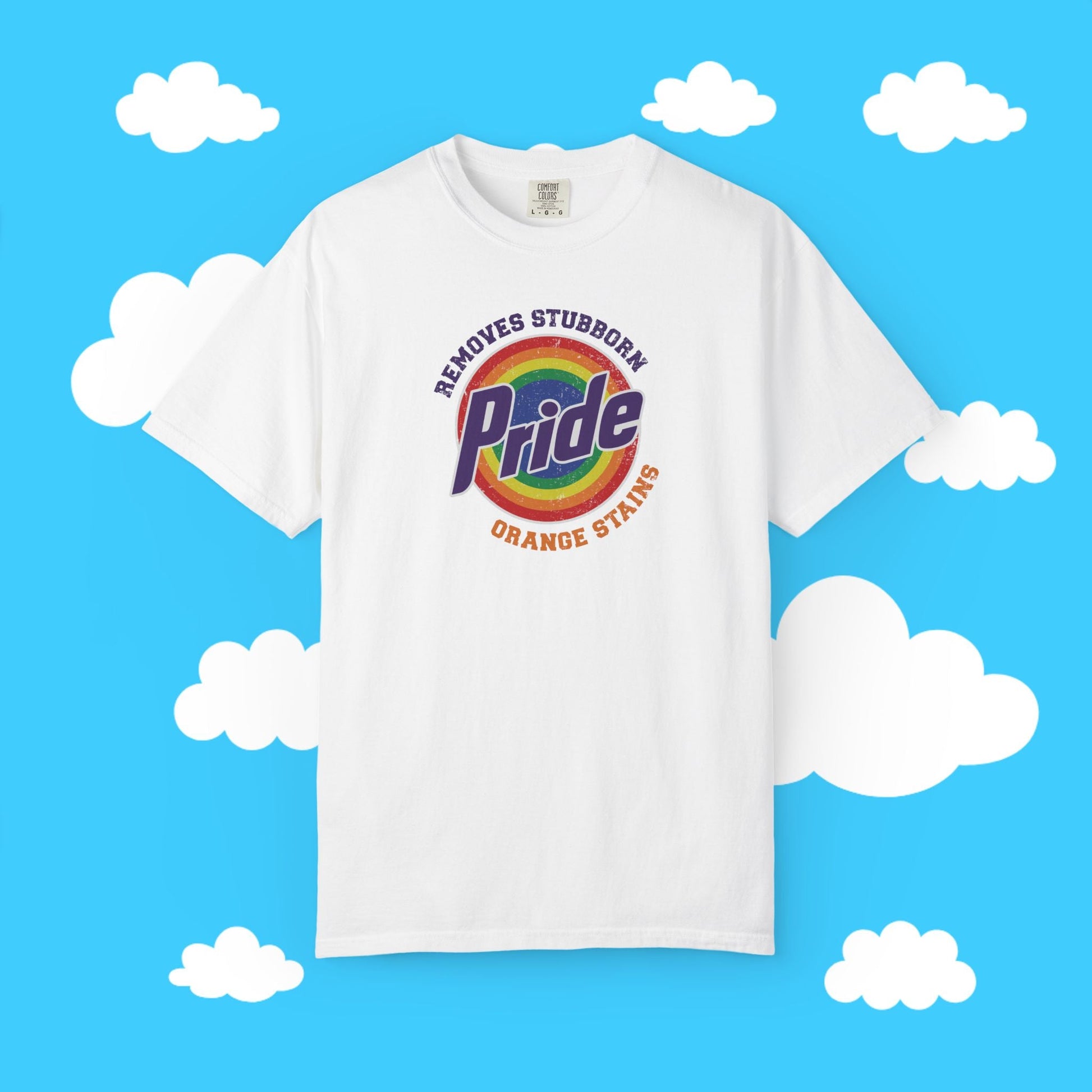 Pride Removes Stubborn Orange Stains - Resist Supply #