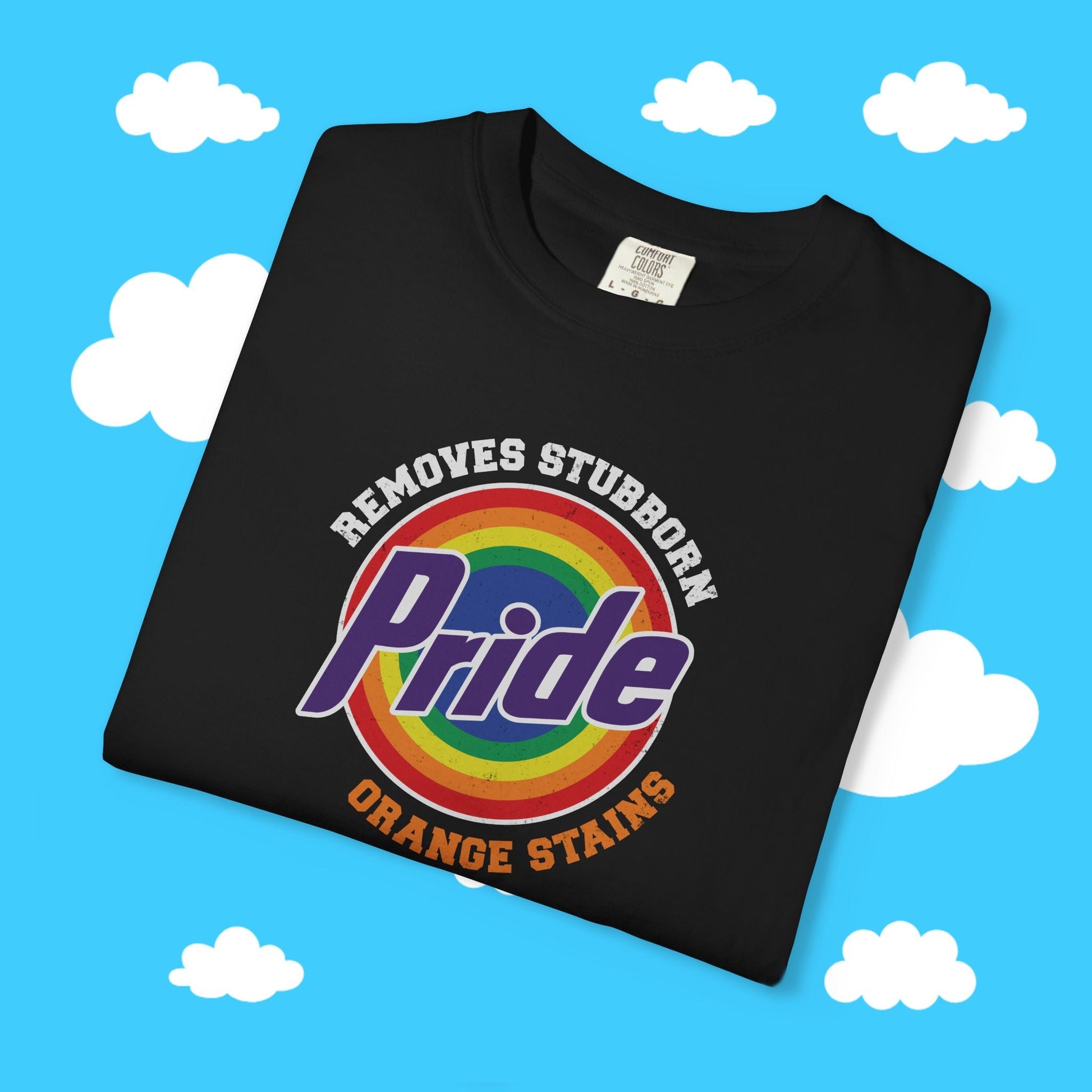 Pride Removes Stubborn Orange Stains - Resist Supply #