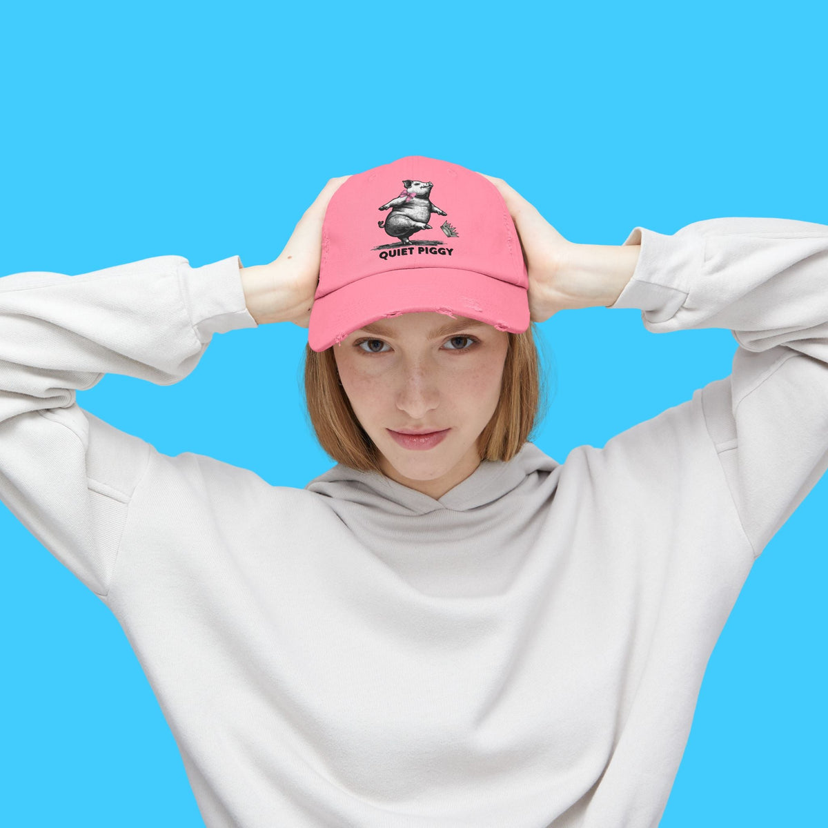 Quiet Piggy Baseball Hat - Resist Supply