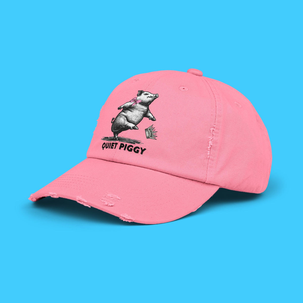 Quiet Piggy Baseball Hat - Resist Supply