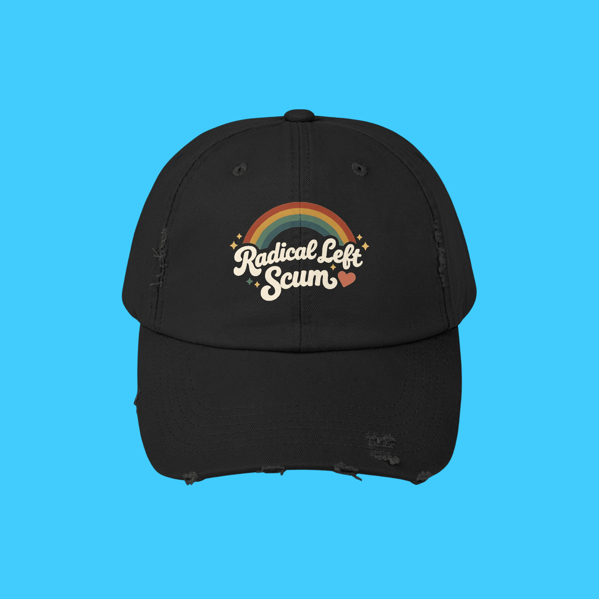 Radical Left Scum Rainbow Retro Hat - Resist Supply