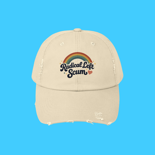 Radical Left Scum Rainbow Retro Hat - Resist Supply