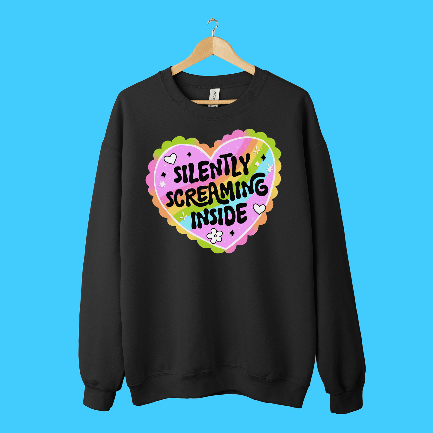 Silently Screaming Inside Sweatshirt - Resist Supply